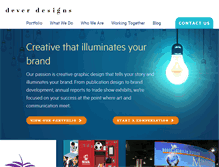 Tablet Screenshot of deverdesigns.com